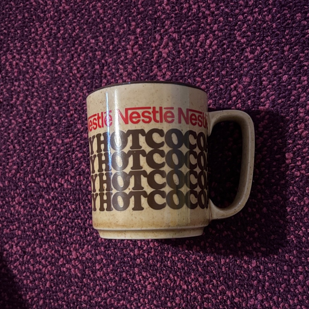 Vintage Nestlé Hot Cocoa Mug 1970s